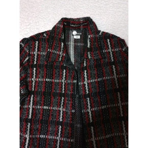 VTG First Option Open Front Cardigan Sweater Womens Made In USA - Picture 2 of 9